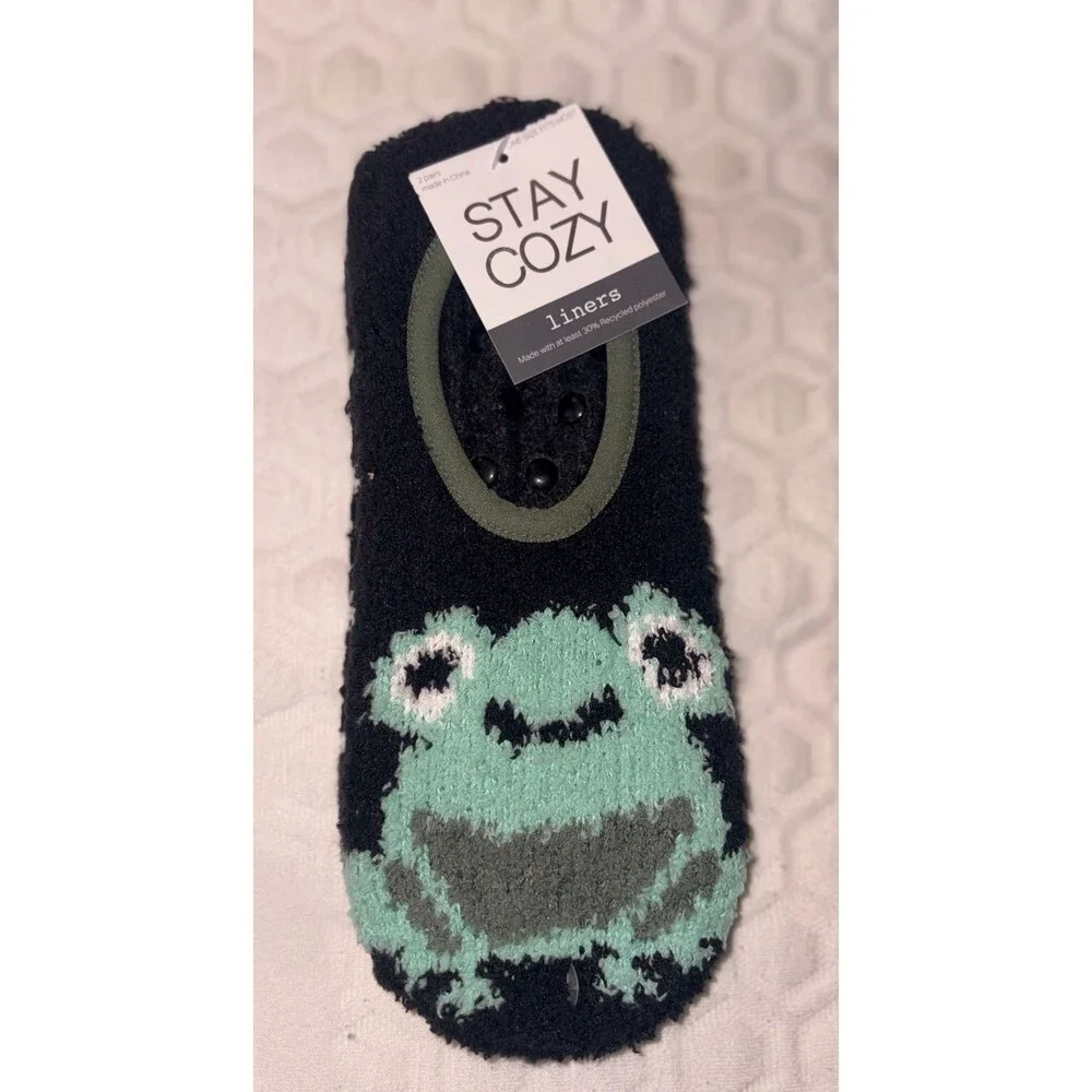Stay Cozy Sock Liners 2 Pack Slip‎ Resistant NEW